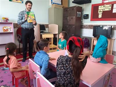 قصه گویی در بخش کودک